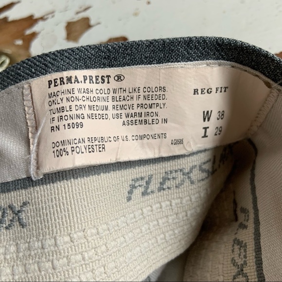 Vintage 1980’s Polyester Perma Prest Retro Pants - Picture 5 of 12